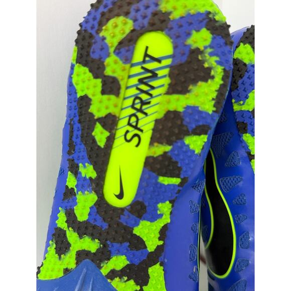 Nike Zoom Rival s 8 Track Spikes Mens Size 13 Blue Lime Running Spring Shoes main image 5